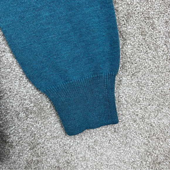 Ella Moss Sweater Womens Small Blue Long Sleeve Pullover Stretch Knit- 8653 - Picture 4 of 11